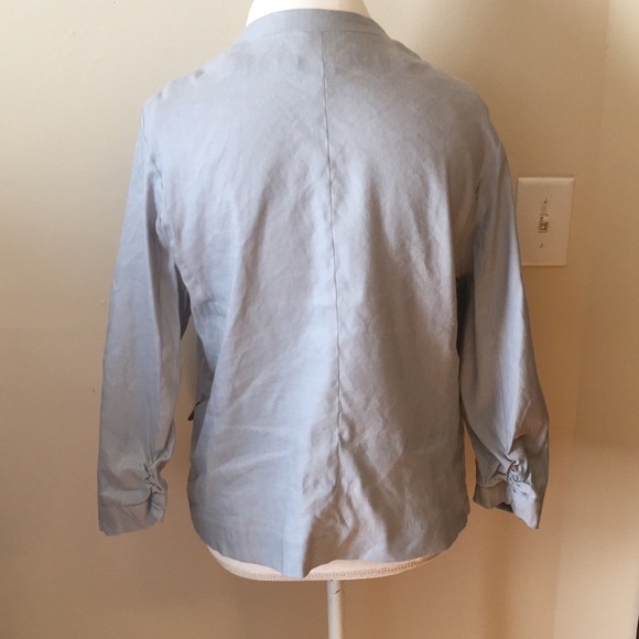 Alfani Grey Linen blazer - Picture 3 of 3
